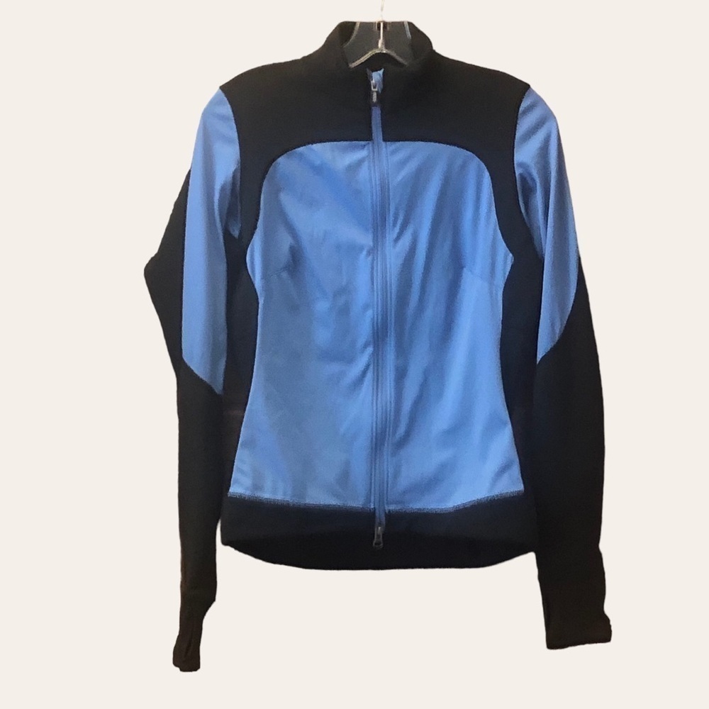 Patagonia /Woman’s/ Blue/Black Colorblock Running Jacket Long Sleeve /Size S